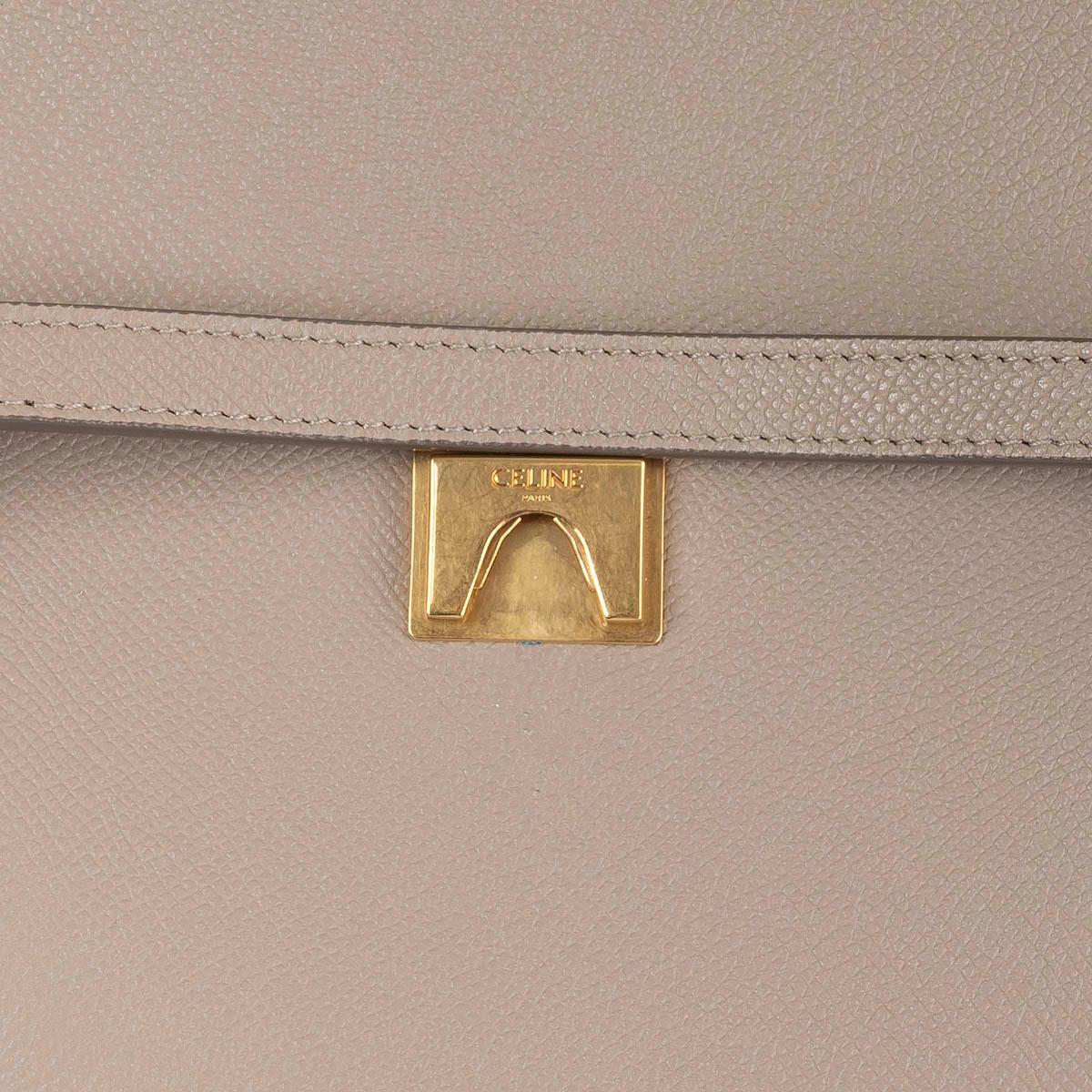 CELINE beige Grained leather MINI BELT Shoulder Bag 1