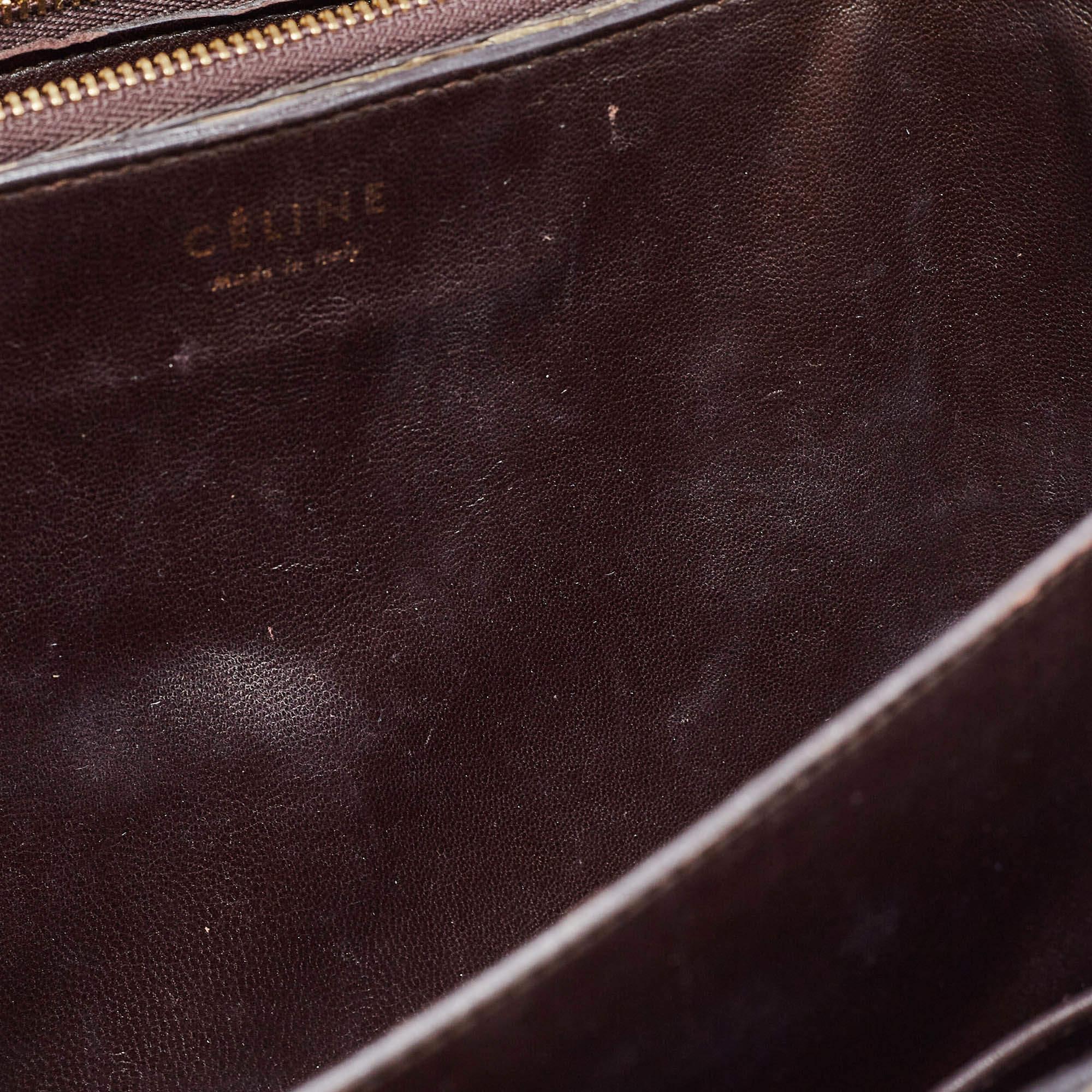 Celine Beige/Grey Python Medium Classic Box Shoulder Bag 12