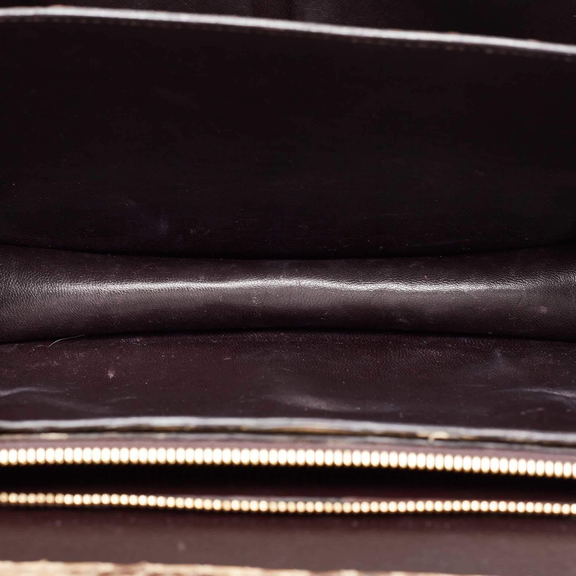 Women's Celine Beige/Grey Python Medium Classic Box Shoulder Bag