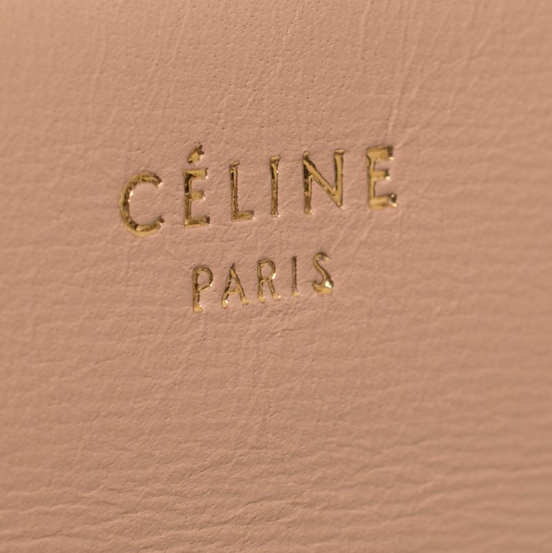 Women's Celine Beige Leather Medium Edge Bag