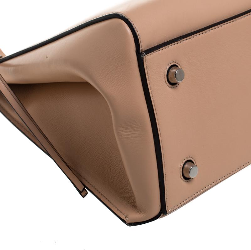 Celine Beige Leather Medium Edge Bag 3