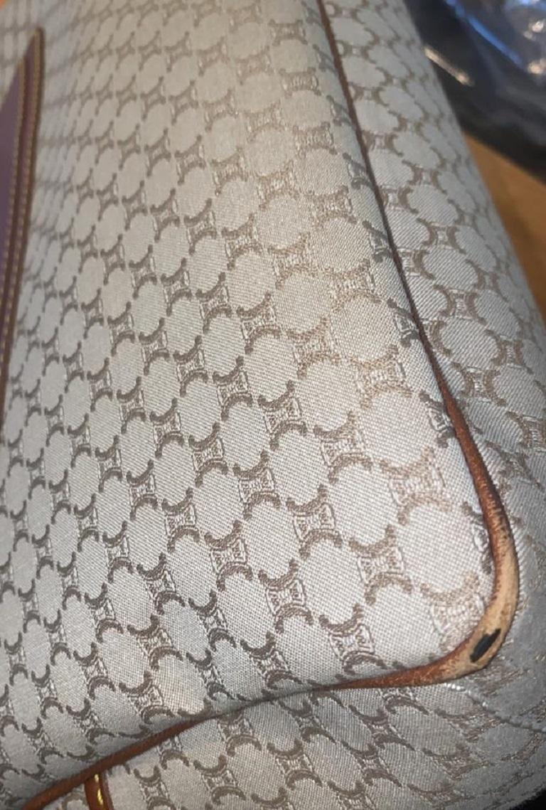 Celine Beige Monogramm Macadam Tote 861081 5