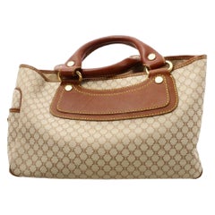 Celine Beige Monogramm Macadam Tote 861081
