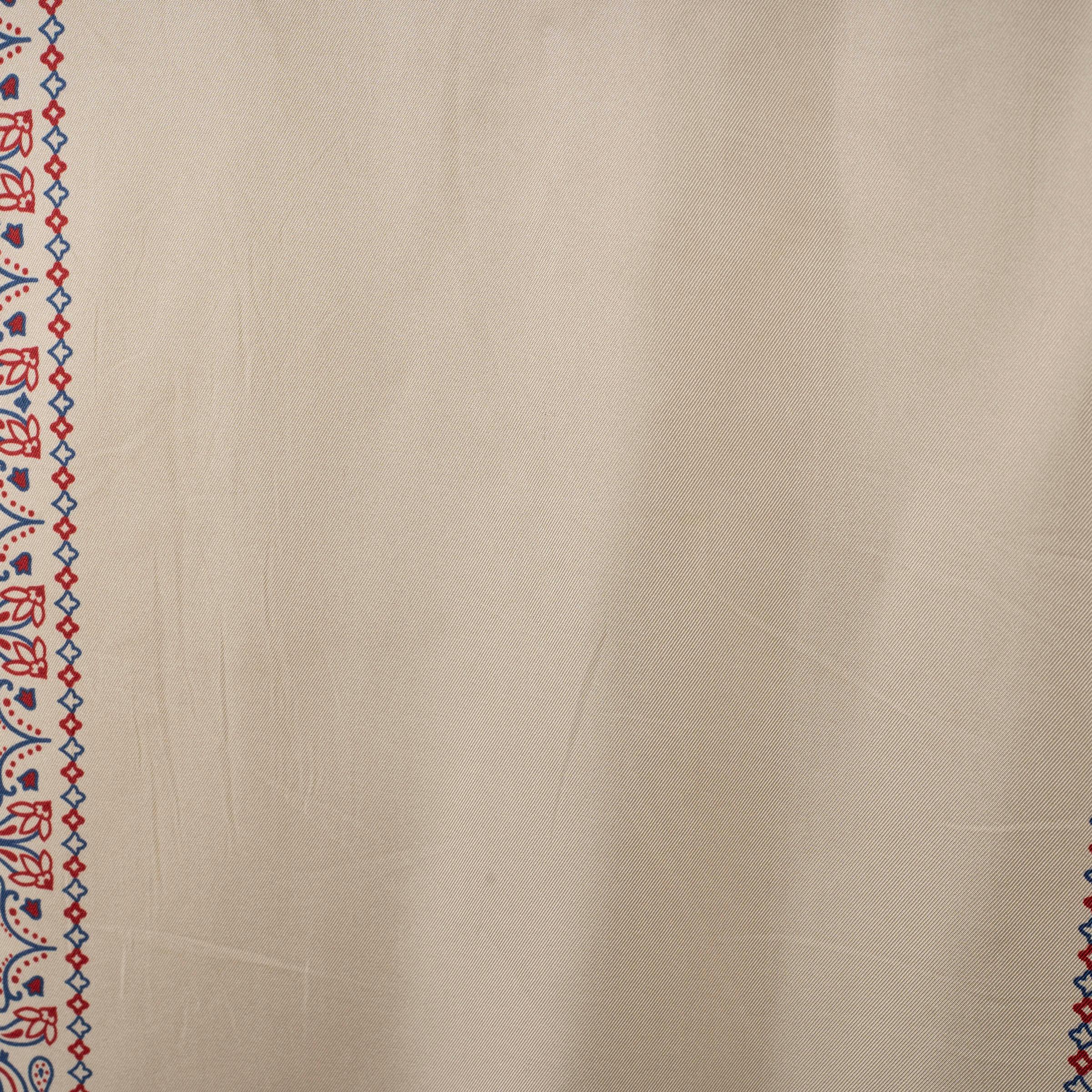 CELINE beige seda 2023 BANDANA PRINT TWILL OVERSIZED Camisa 38 S en venta 2