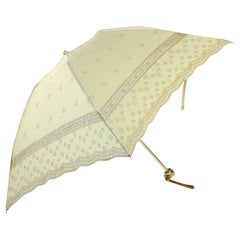 Vintage Céline Beige Sun Umbrella 3cety5417