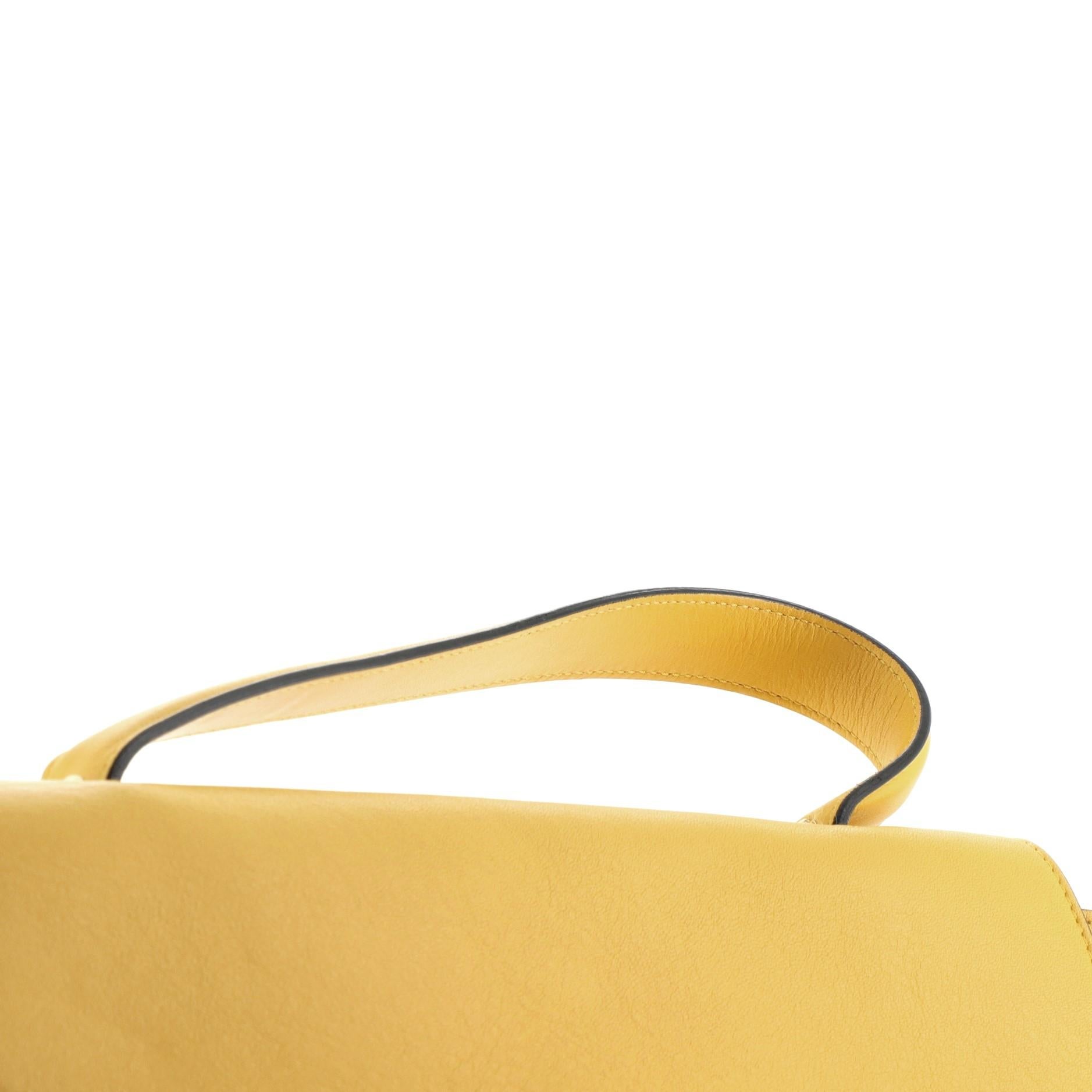 Yellow Celine Belt Bag Calfskin Mini