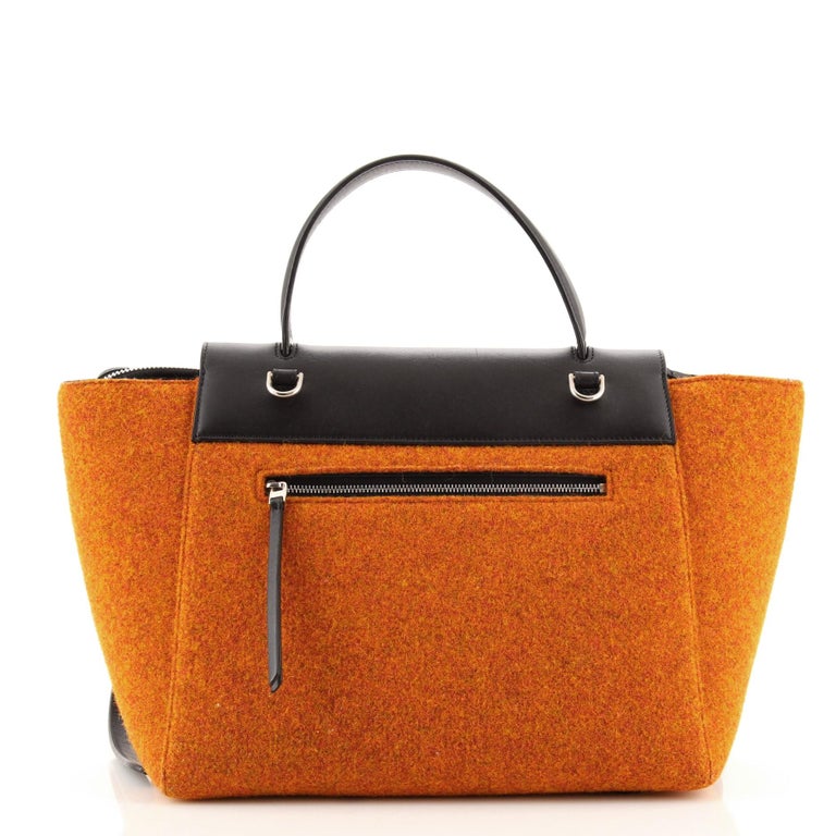 Celine Belt Bag Felt and Leather Medium at 1stDibs