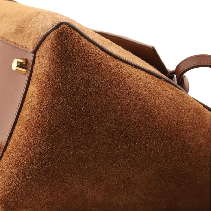 Celine Gürteltasche aus Wildleder und Kalbsleder Mini (Braun)