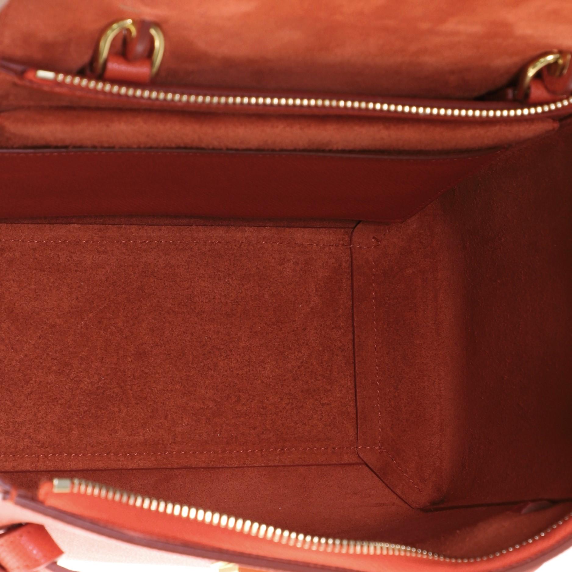 Women's or Men's Celine Belt Bag Textured Leather Micro 
