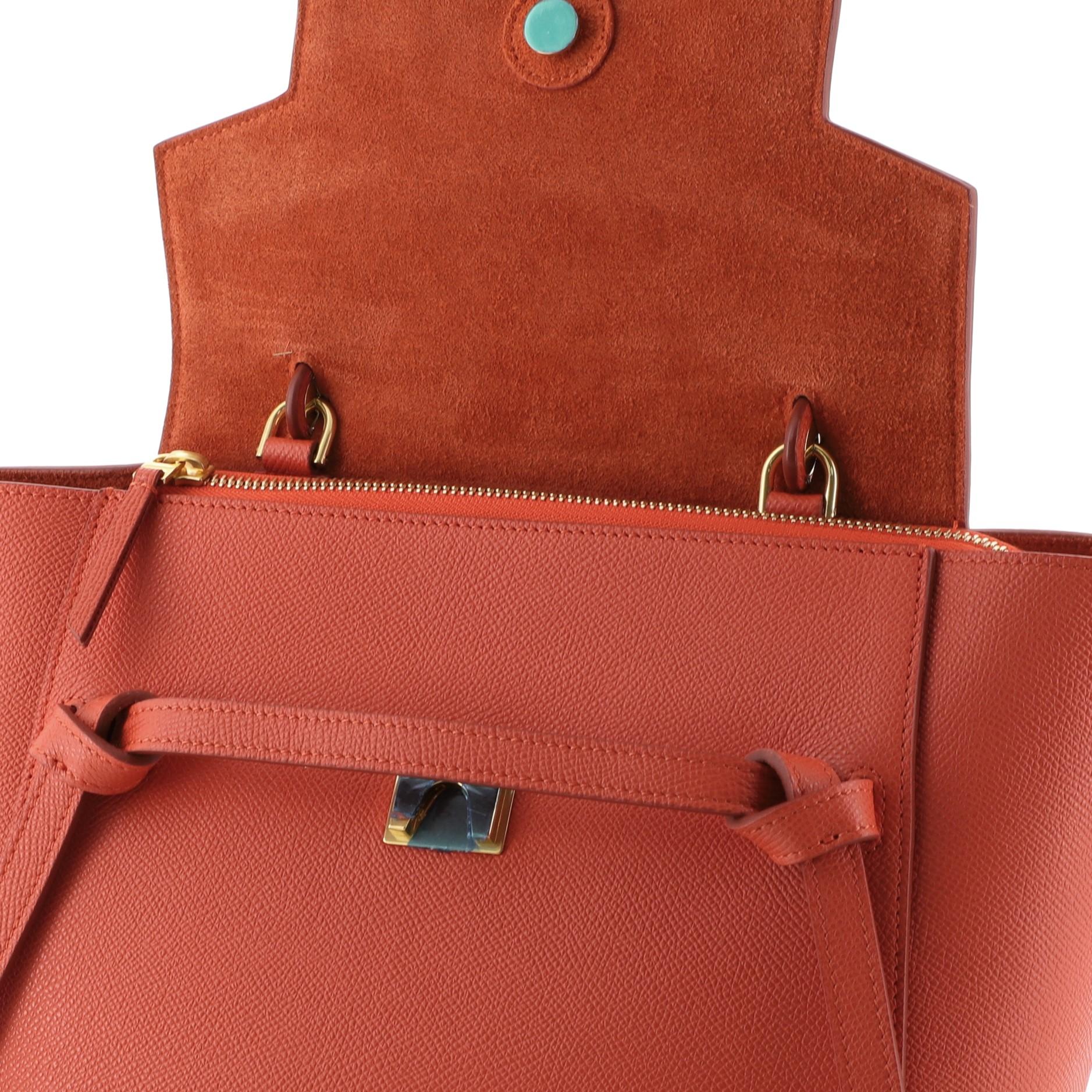 Celine Belt Bag Textured Leather Micro  1