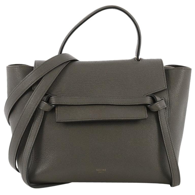 Celine Belt Bag Textured Leather Micro