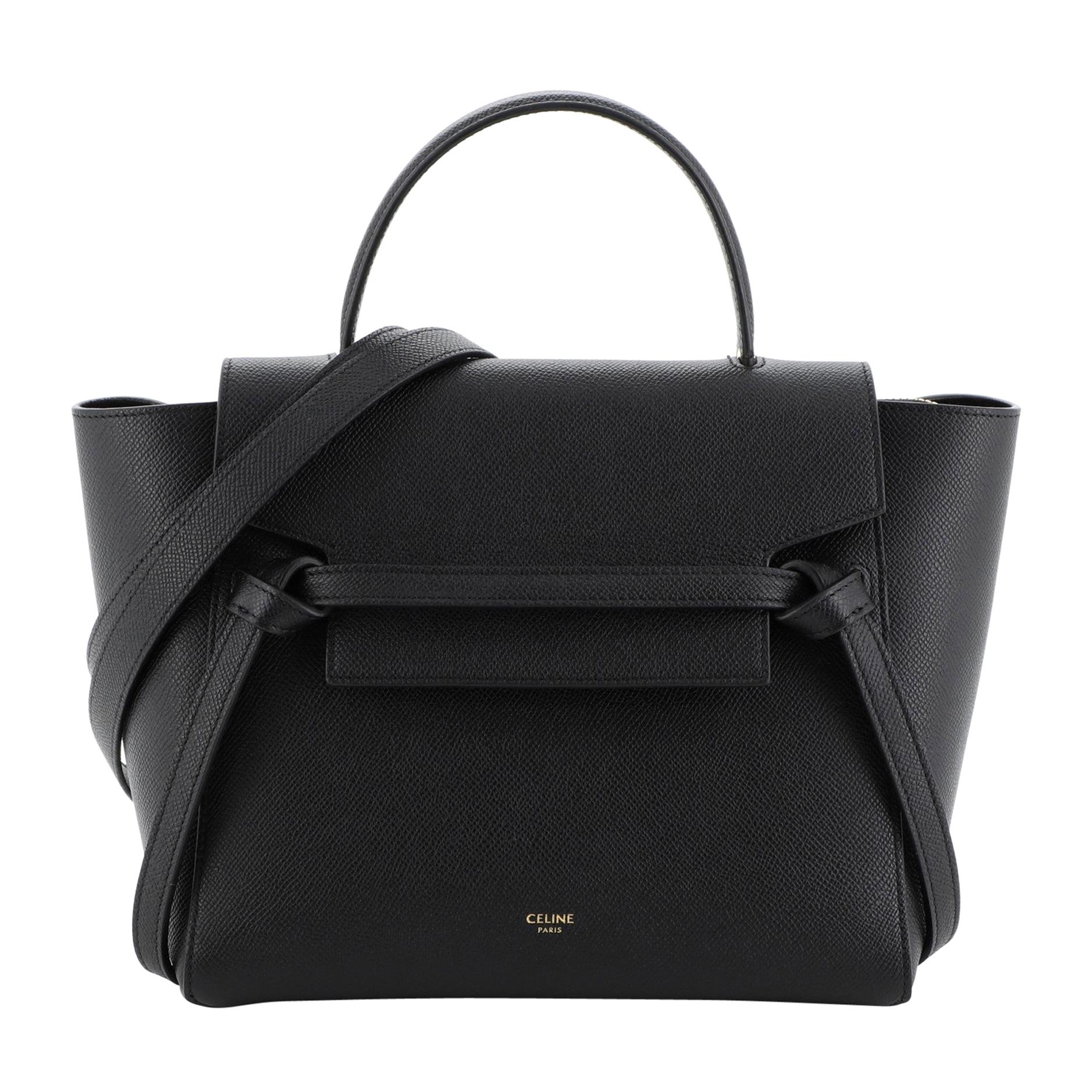 Celine Belt Bag Textured Leather Micro