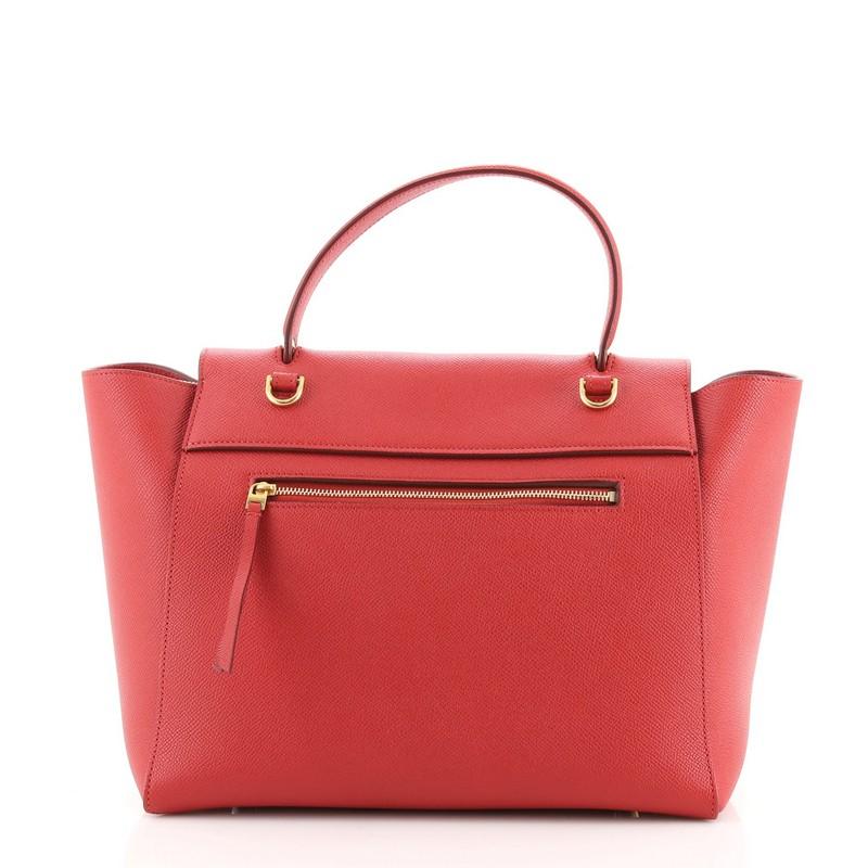 red celine belt bag