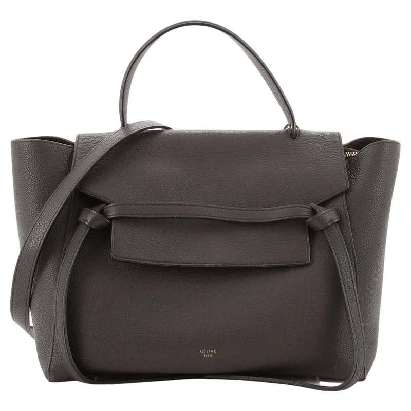 Celine Trapeze Medium Tri-Color Suede and Leather Handbag For Sale at ...
