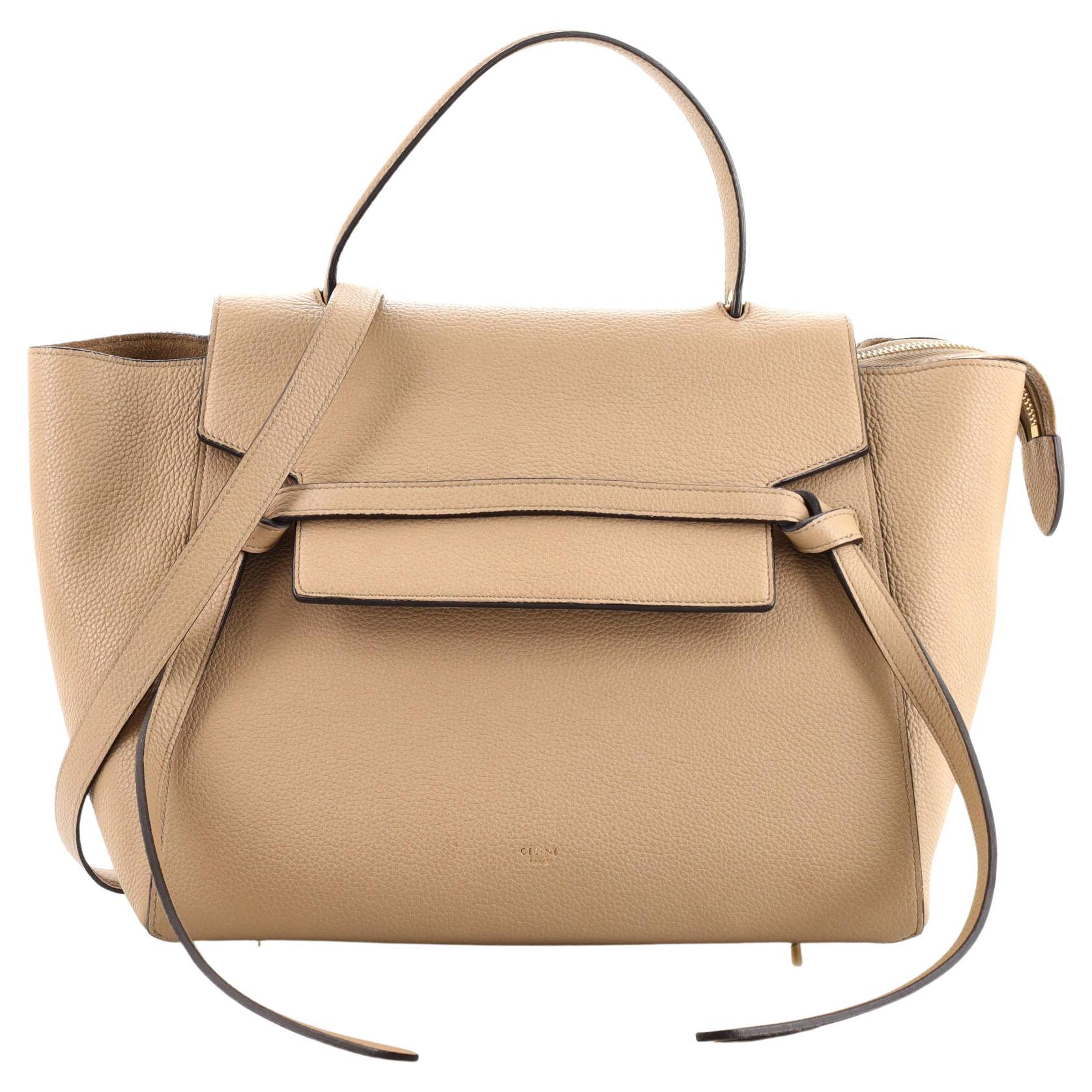 Celine Belt Bag Textured Leather Mini For Sale at 1stDibs