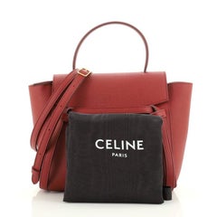 Celine Belt Bag Textured Leather Nano