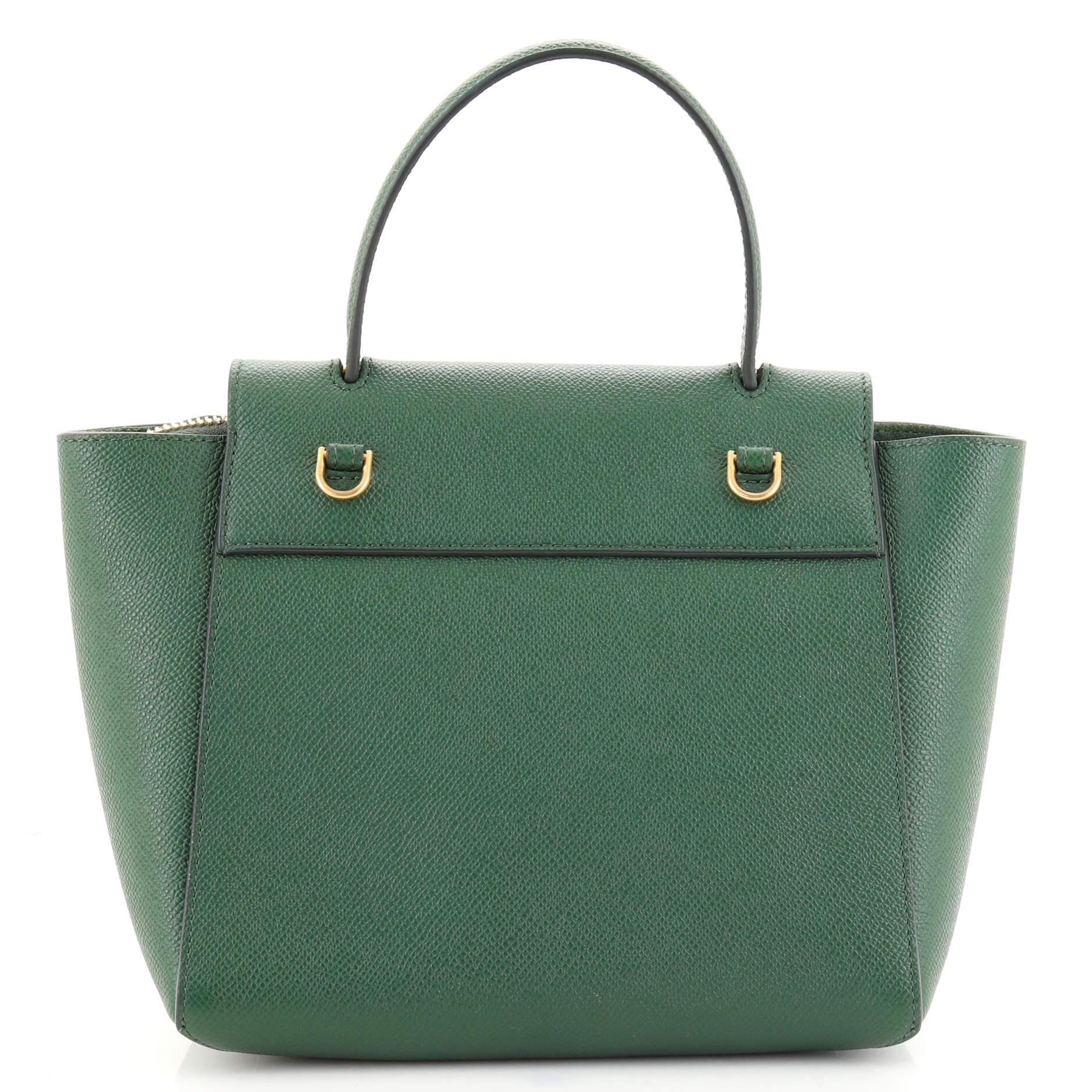 Celine nano belt clearance bag green