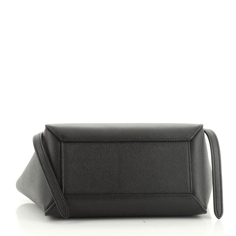 Celine Belt Bag Textured Leather Nano In Good Condition In NY, NY