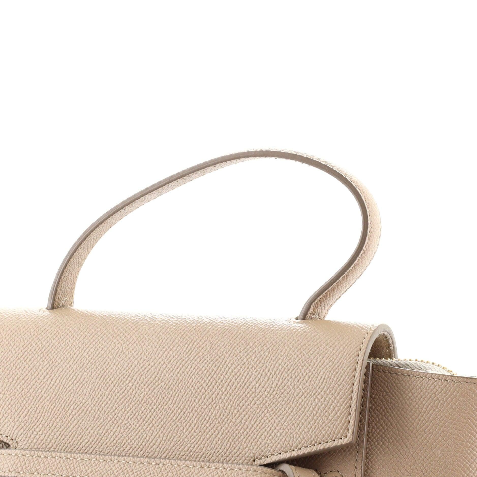 Celine Belt Bag Textured Leather Nano 2