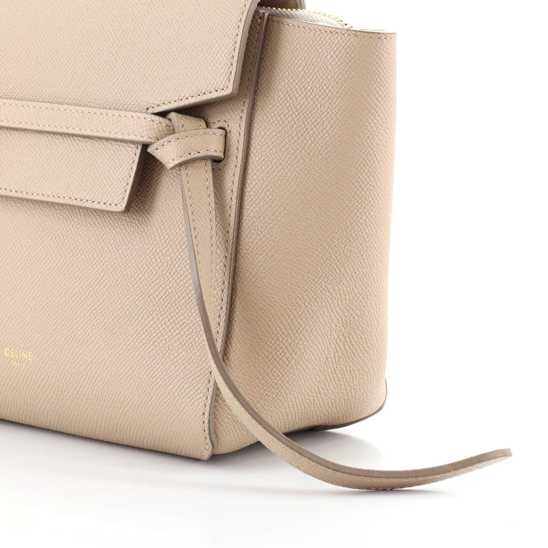 Celine Belt Bag Textured Leather Nano 3