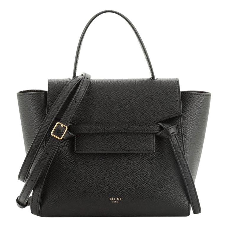 Celine Belt Bag Textured Leather Nano