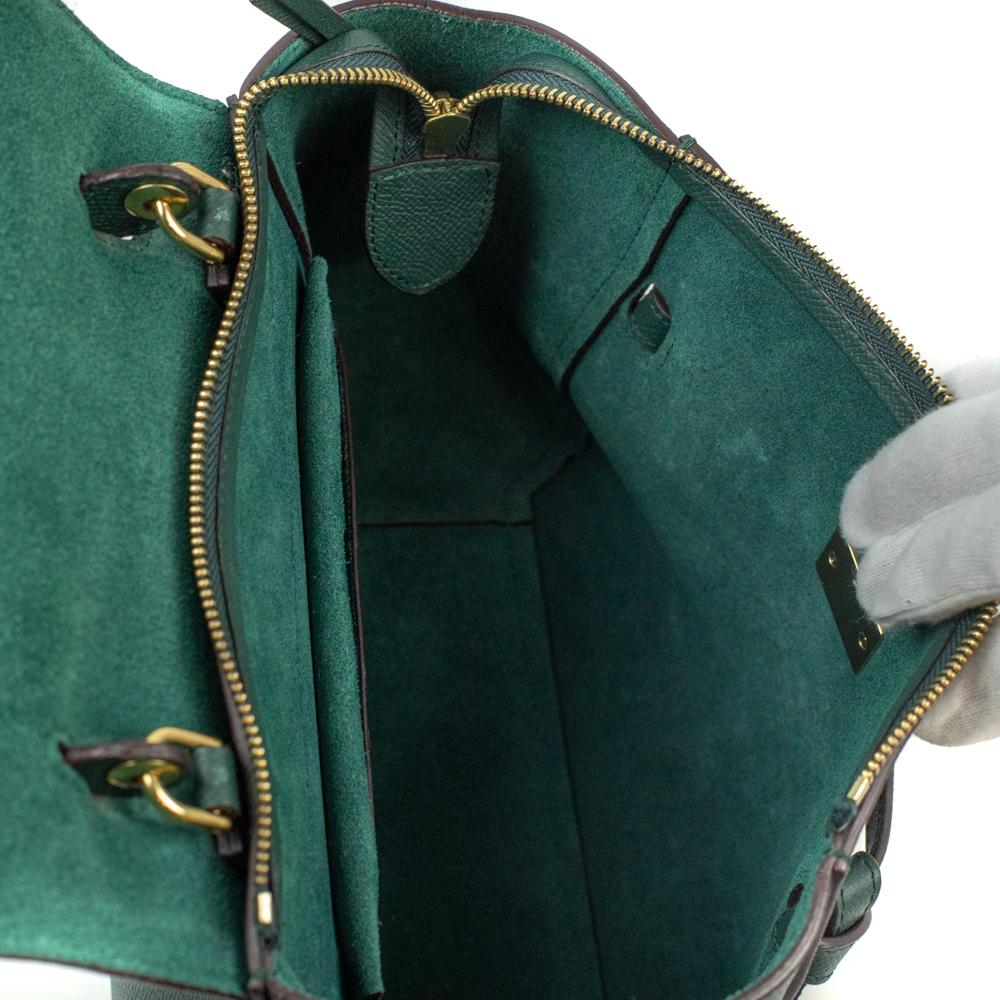Women's CELINE, Belt in green leather