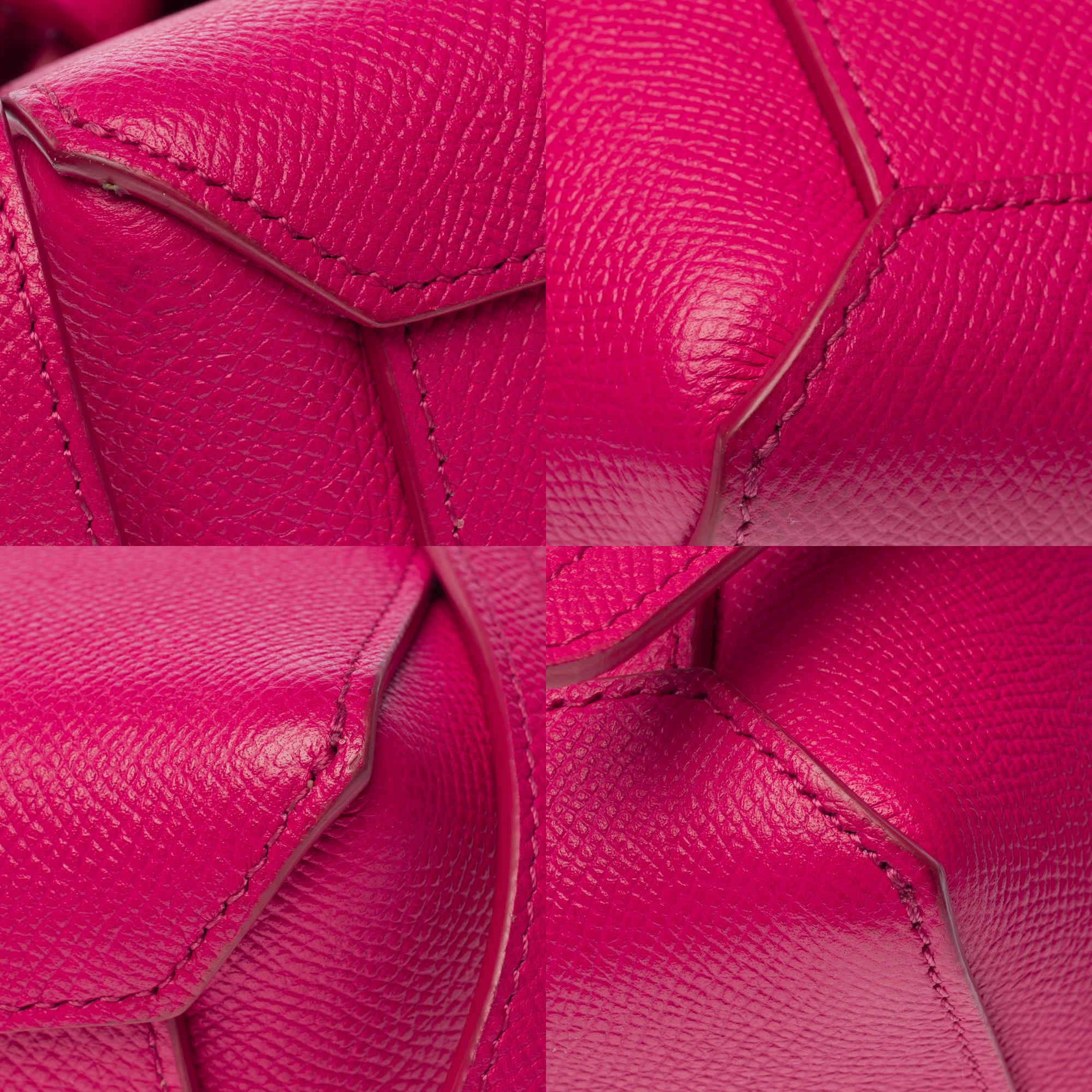 Celine Belt Nano handbag strap in pink calf leather, GHW For Sale 8