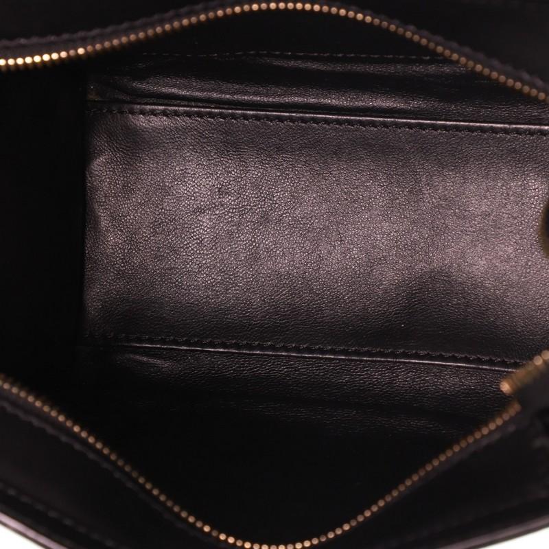 Celine Bicolor Luggage Bag Canvas and Leather Nano 2