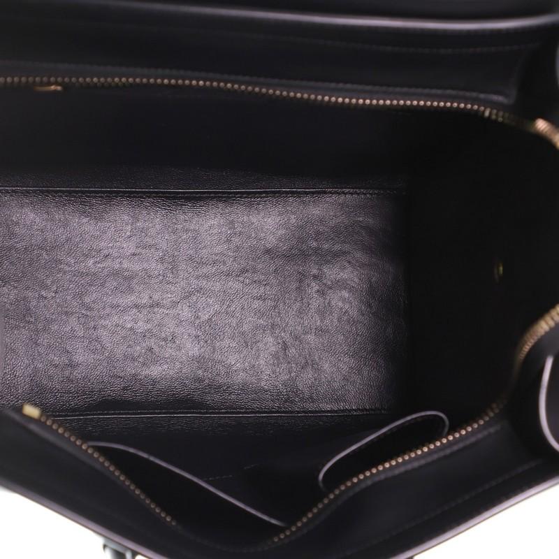 Women's or Men's Celine Bicolor Luggage Bag Leather Micro