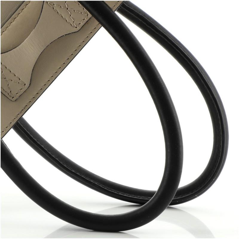 Celine Bicolor Luggage Bag Leather Micro 2