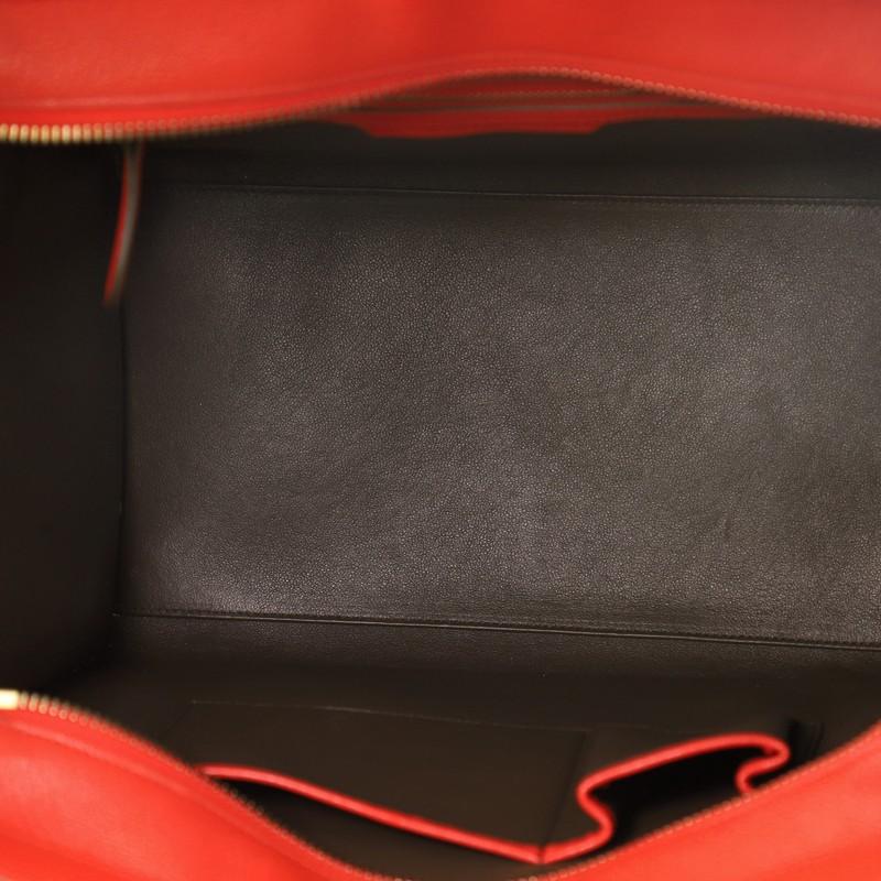 Women's or Men's Celine Bicolor Luggage Bag Leather Mini