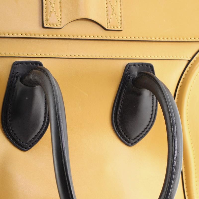 Celine Bicolor Luggage Bag Leather Mini 2
