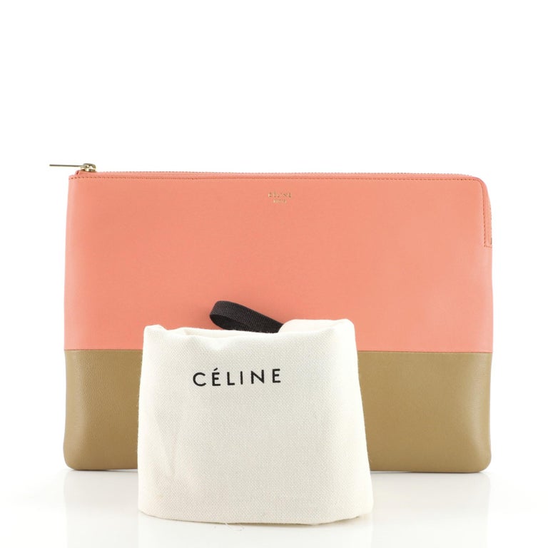 Celine Neutrals 2018 Leather Bifold Wallet