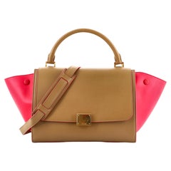 Celine Bicolor Trapeze Bag Leather Small
