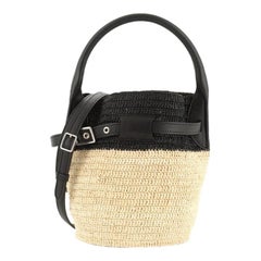 Celine Big Bag Bucket Woven Raffia Nano