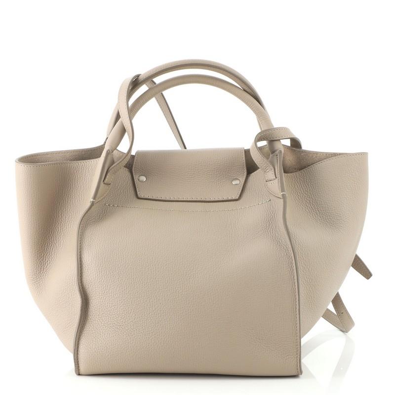 Celine Große Tasche Genarbtes Kalbsleder Klein (Beige)