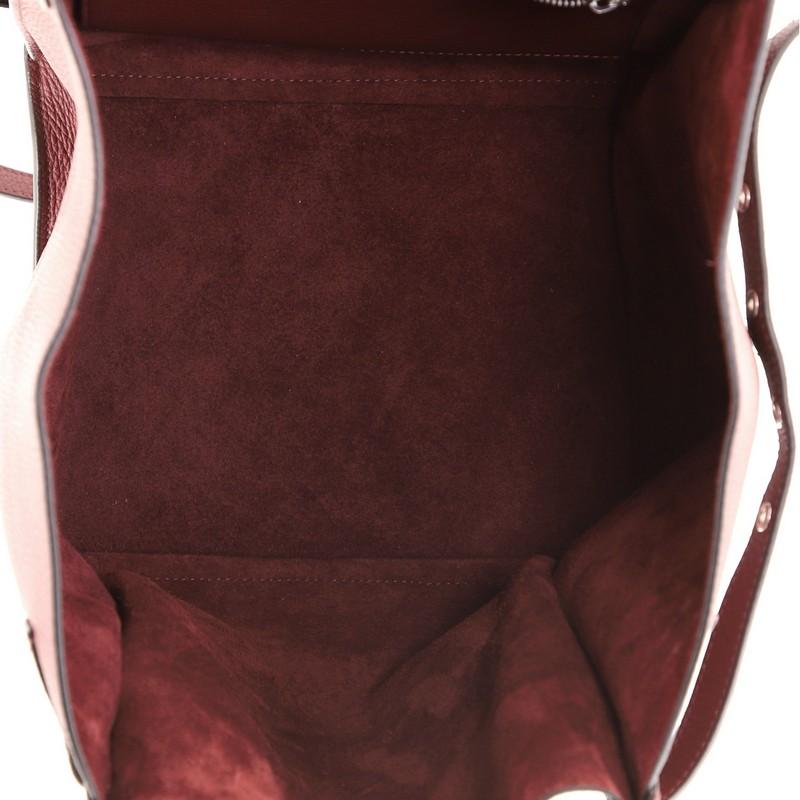 Große Tasche aus genarbtem Kalbsleder, klein für Damen oder Herren