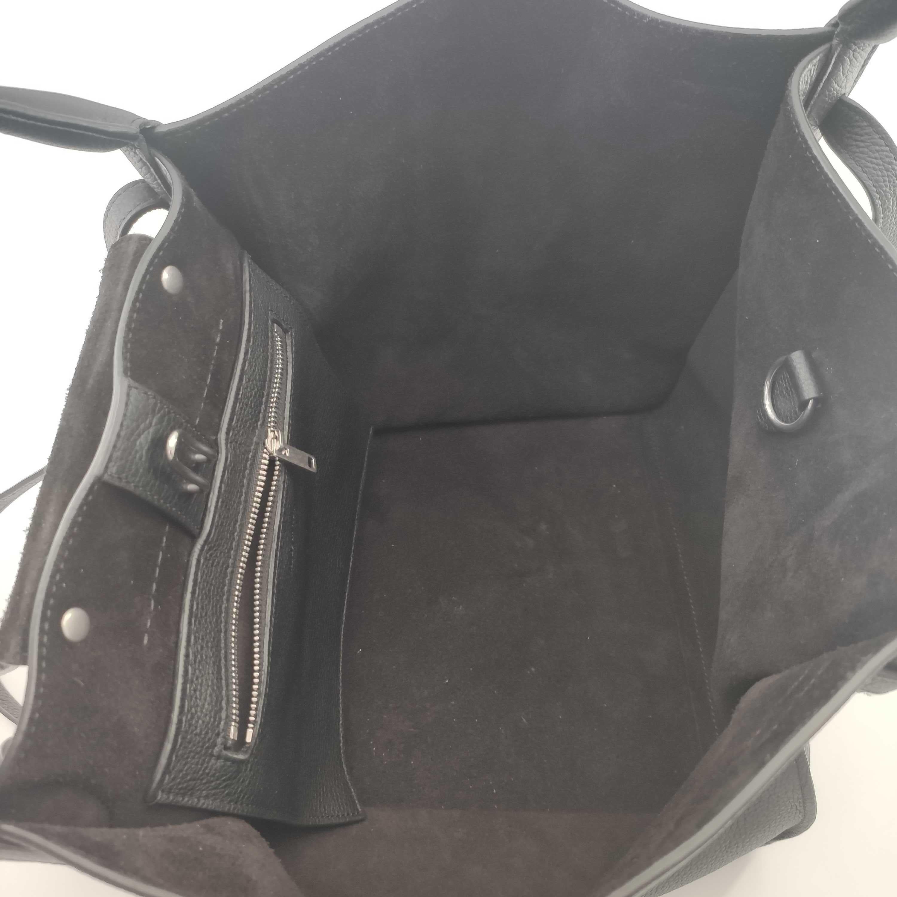 Women's CÉLINE Big bag Shoulder bag in Black Leather