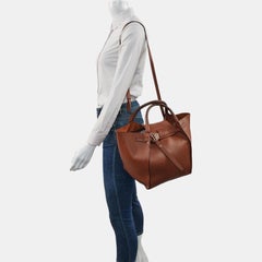 Celine Big Bag Small Tan Braun Leder Gürtelverschluss mit Riemen