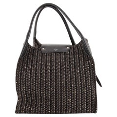 Celine - Grand sac en tweed et paillettes - Moyen