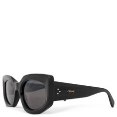 CELINE black acetate BOLD 3 DOT SQUARE Sunglasses CL40277I
