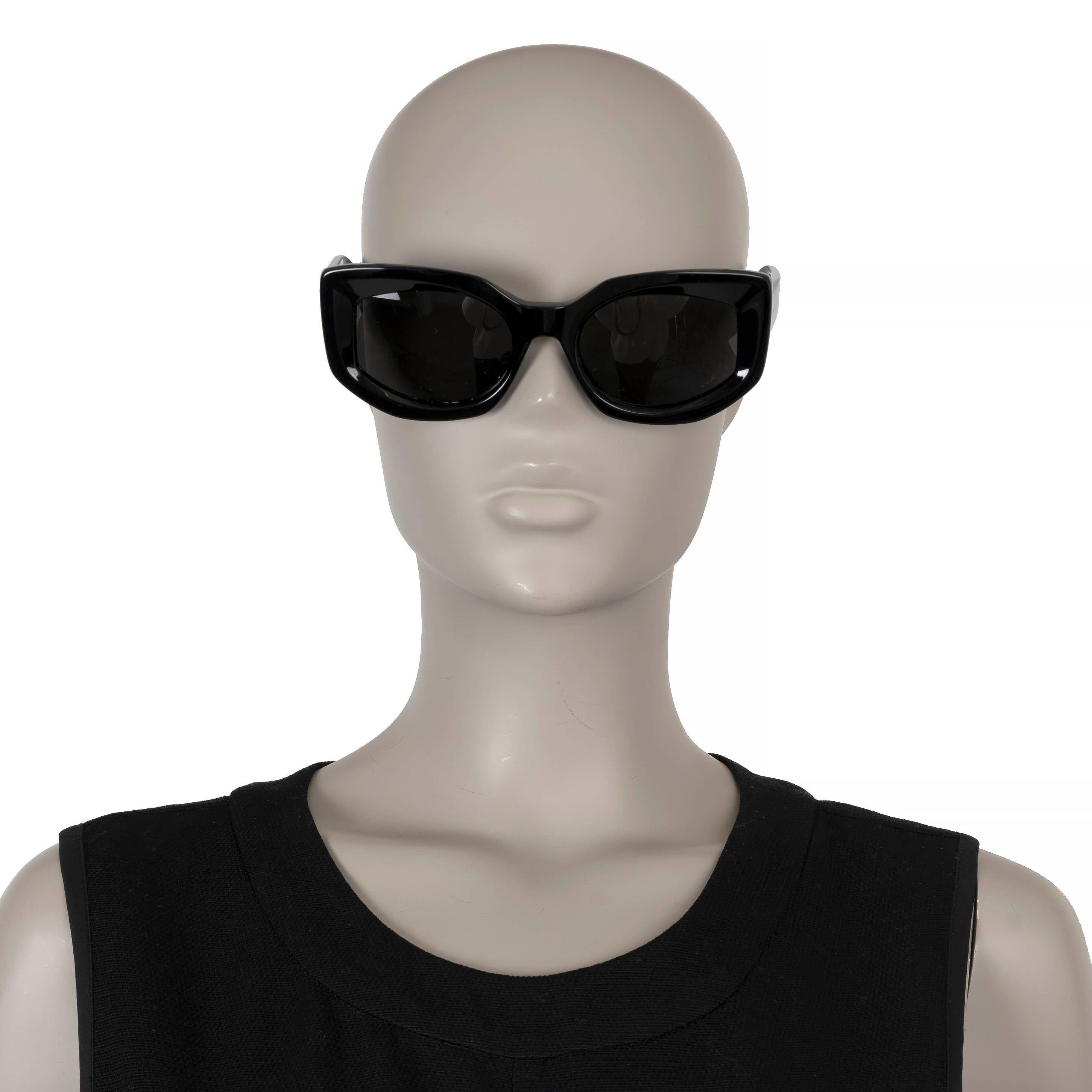Women's CELINE black acetate BOLD 3 DOT SQUARE Sunglasses CL40277I For Sale