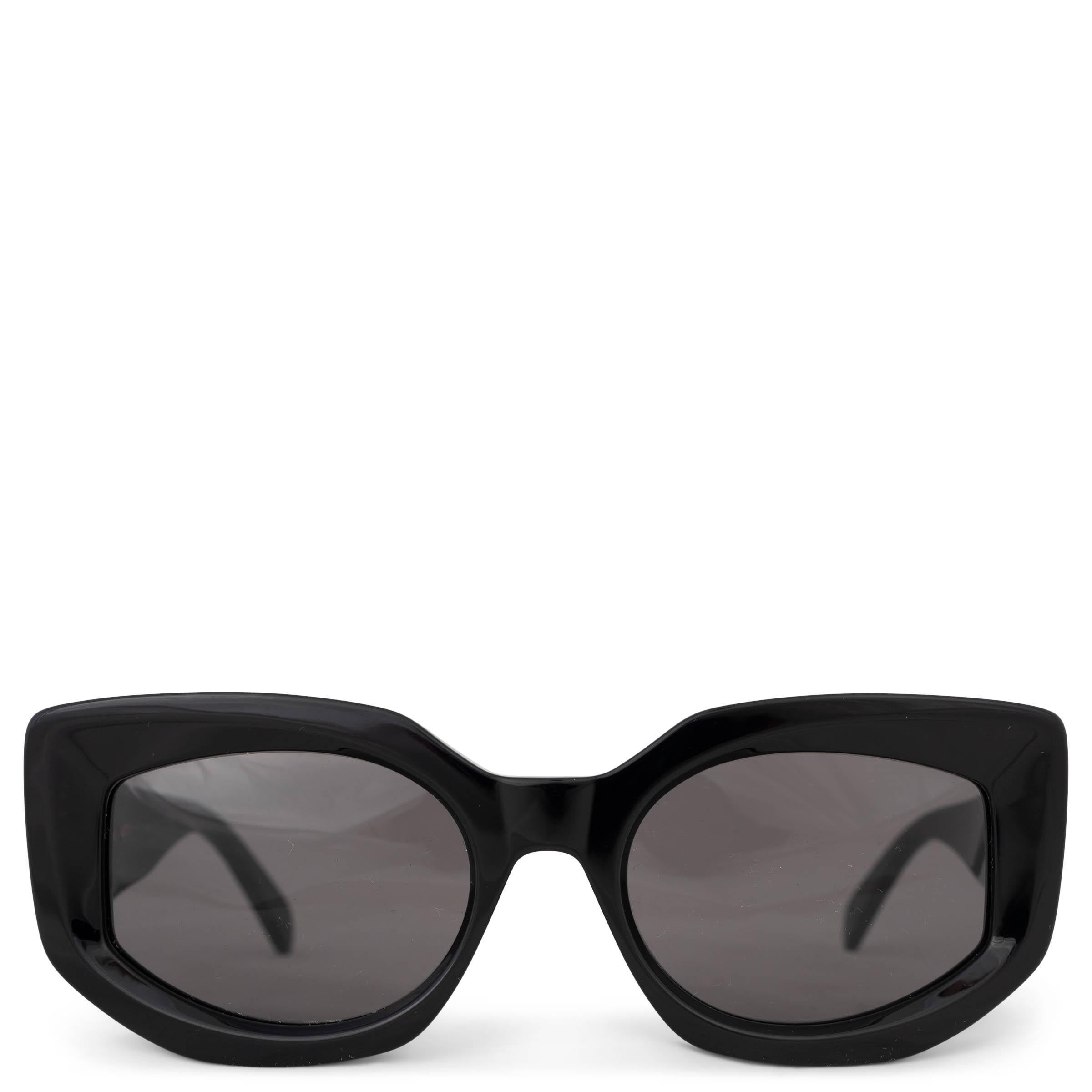 CELINE black acetate BOLD 3 DOT SQUARE Sunglasses CL40277I For Sale