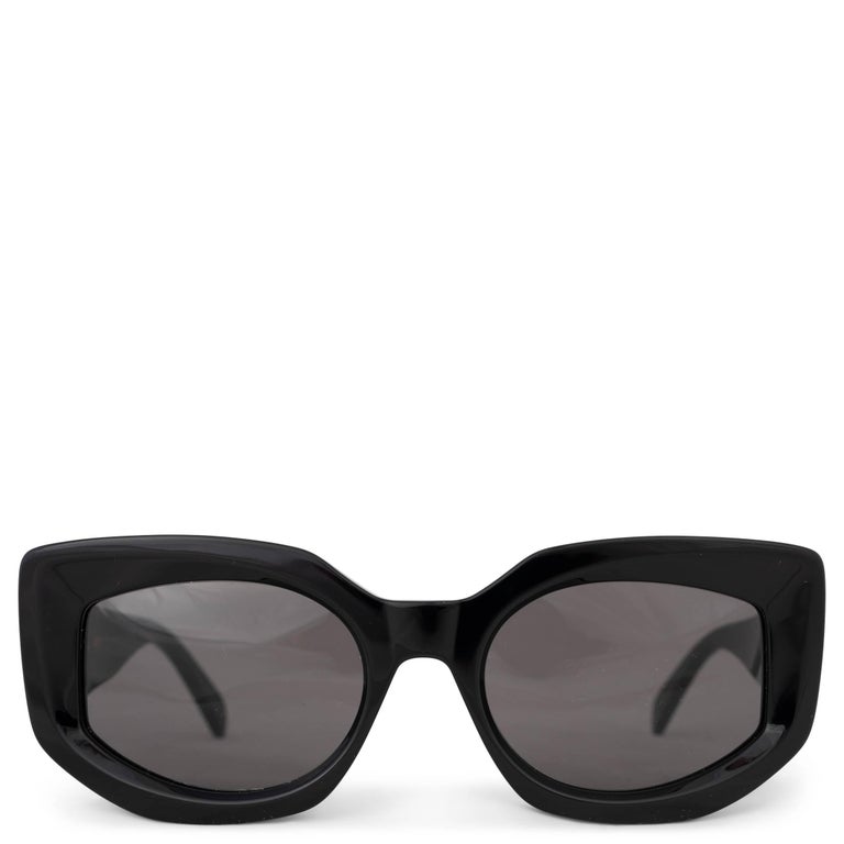 CELINE black acetate BOLD 3 DOT SQUARE Sunglasses CL40277I  display picture 1