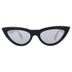 Celine lunettes de soleil CAT-EYE en acétate noir CL40019I