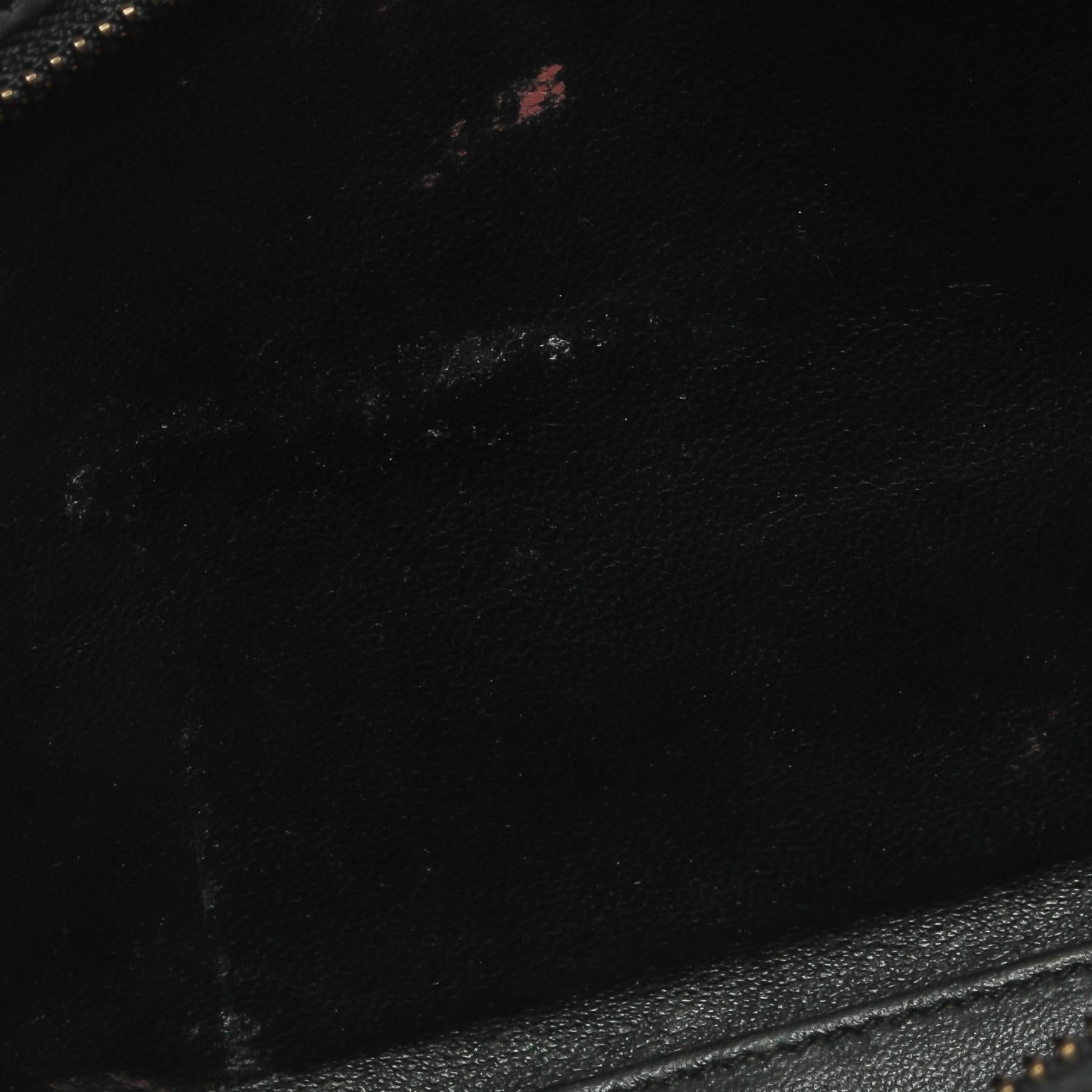 Celine Black/Beige Tweed and Leather Nano Luggage Tote 3