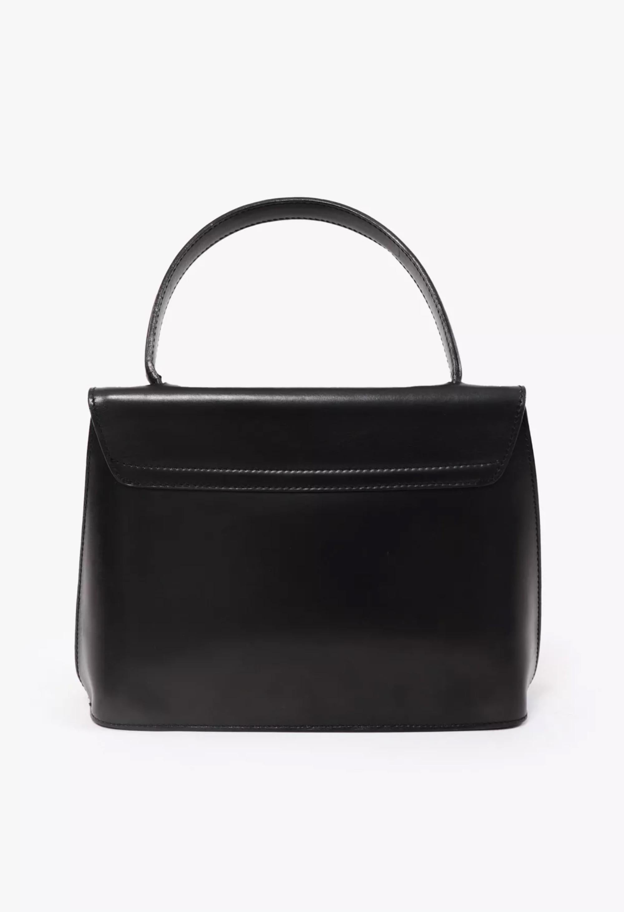 Nero Borsa a manico superiore in pelle di vitello Celine Black Box in vendita