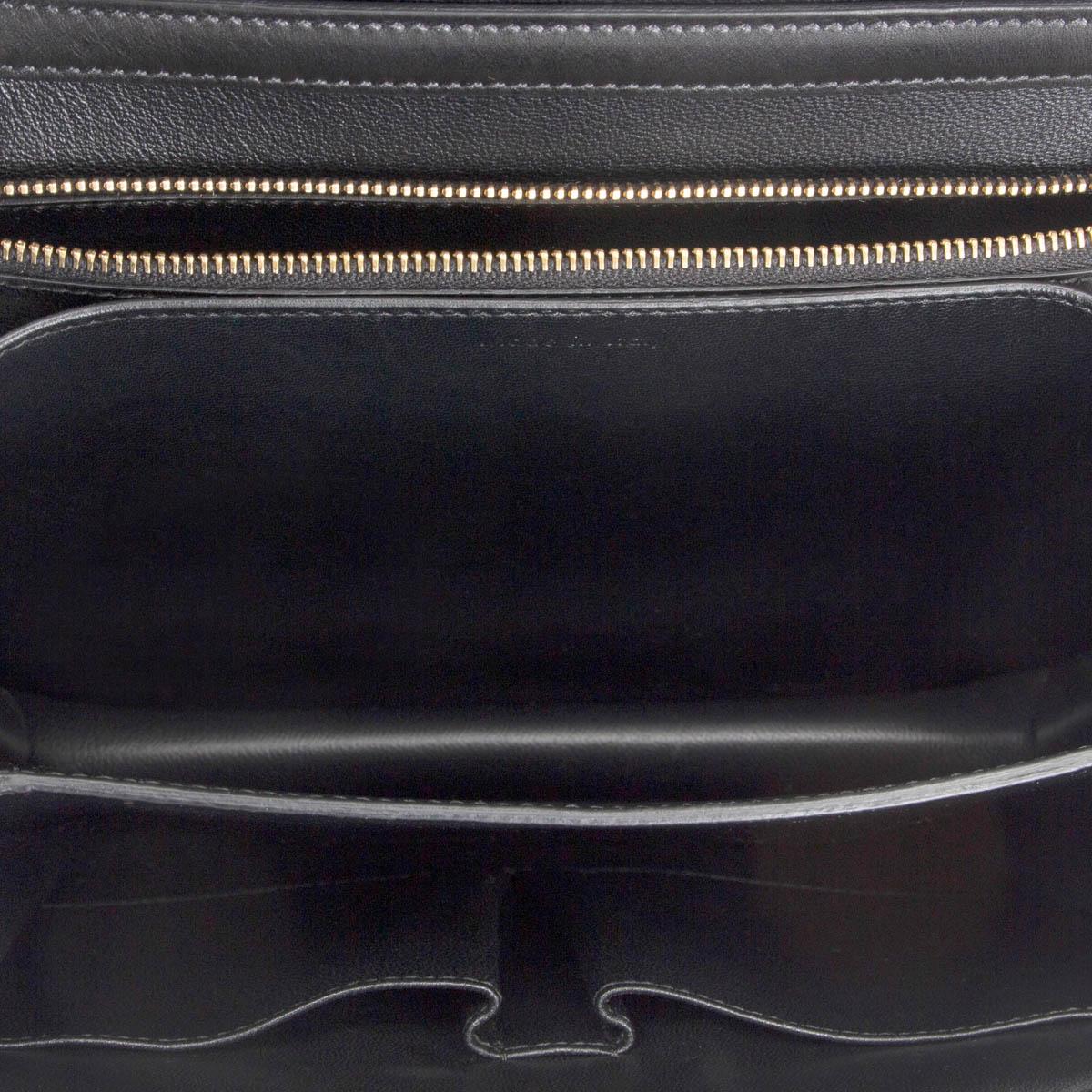 medium classic bag in box calfskin black