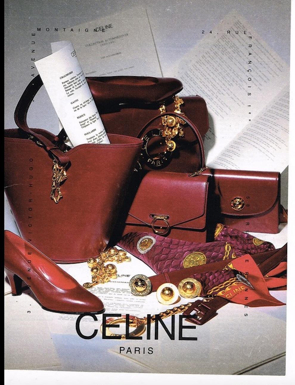 Celine Black Box Leather Shoulder Bag 4