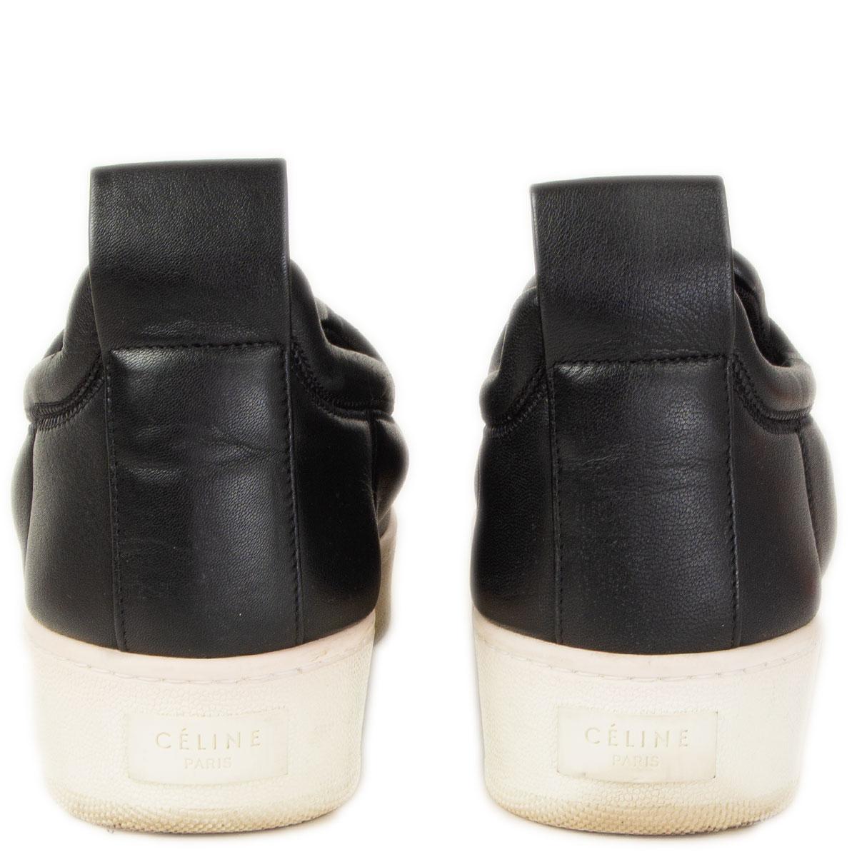 celine black and white sneakers